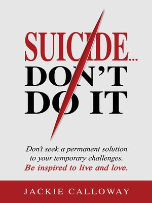 cover image of Suicide... Don't Do It